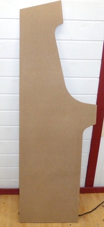 side panel from 19 mm MDF board