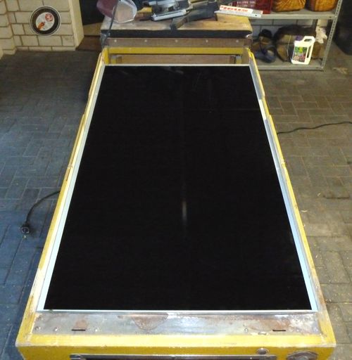 Das LED Panel passt perfekt in das Flipper Cab Das LED Panel passt perfekt in das Flipper Cab